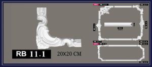 زوايا بانوهات حوائط 20CM*20cm - (rb11.1) -مرتبط بانوه k11
