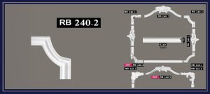زوايا بانوهات حوائط- (rb240.2) -مرتبط بانوه k240