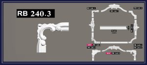زوايا بانوهات حوائط - (rb240.3) -مرتبط بانوه k240