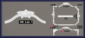 وسط بانوهات حوائط- (rb240.7) -مرتبط بانوه k240