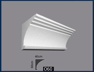 كرانيش خارجي فيوتك-(060)-مقاسات العود : 40*60*240 cm