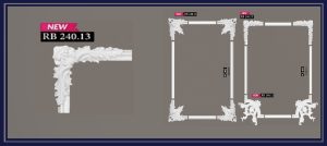 زوايا بانوهات حوائط- (rb240.13) -مرتبط بانوه k240