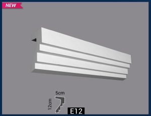 كرانيش خارجي فيوتك-(E12)-مقاسات العود : 5*12*240 cm