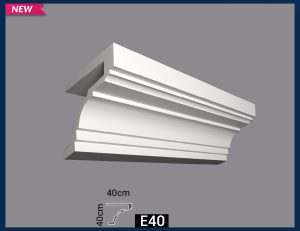 كرانيش خارجي فيوتك-(E40)-مقاسات العود : 40*40*240 cm